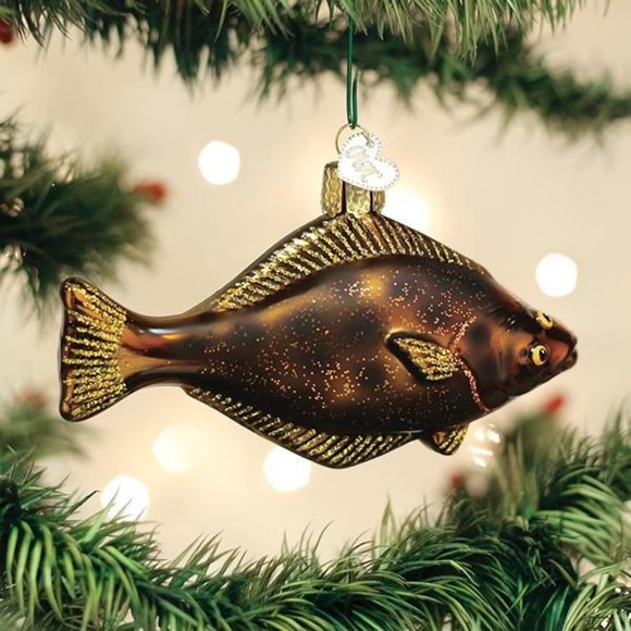 Halibut Old World Christmas Ornament - Picture 2 of 4